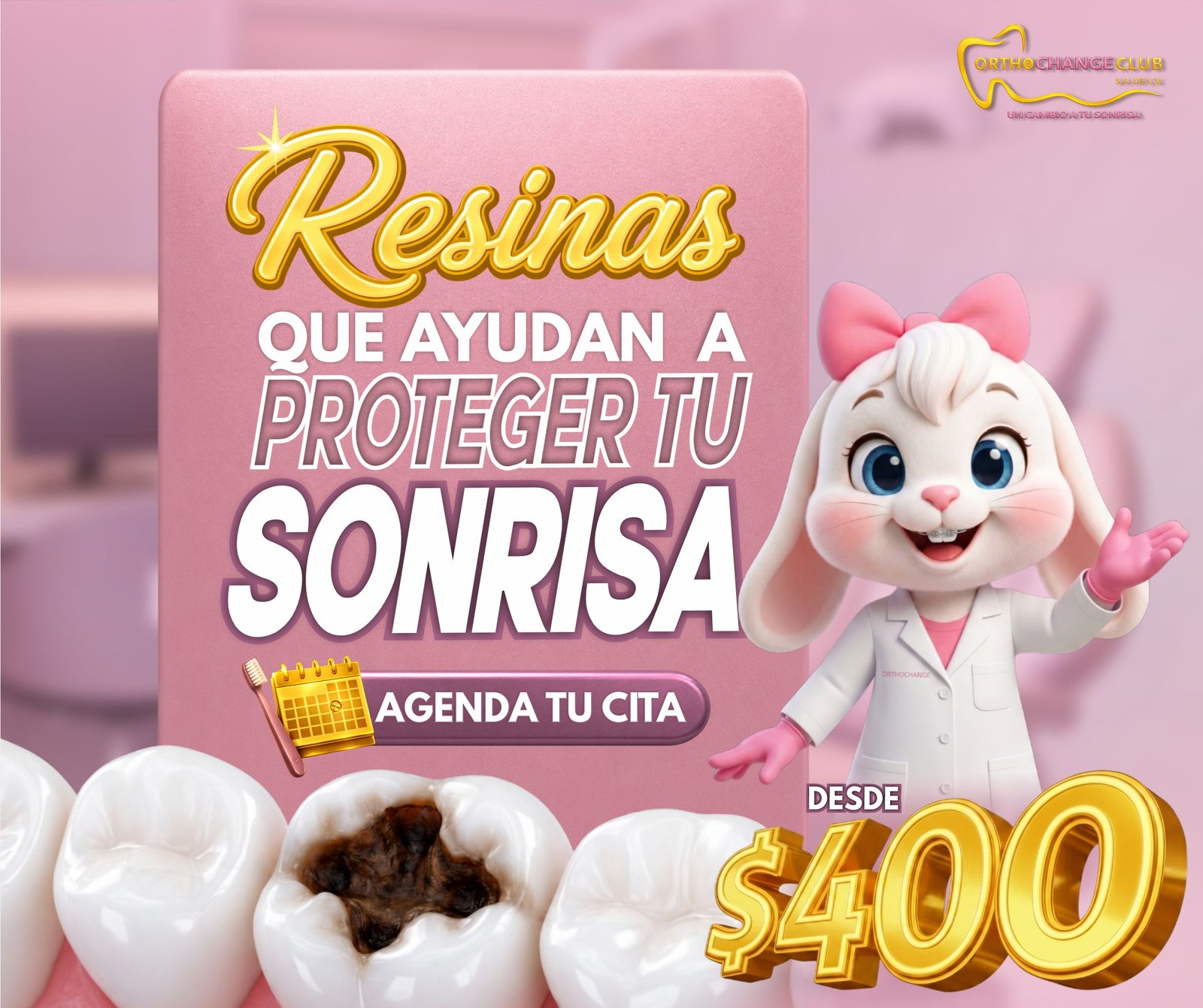 Promoción de resinas estéticas